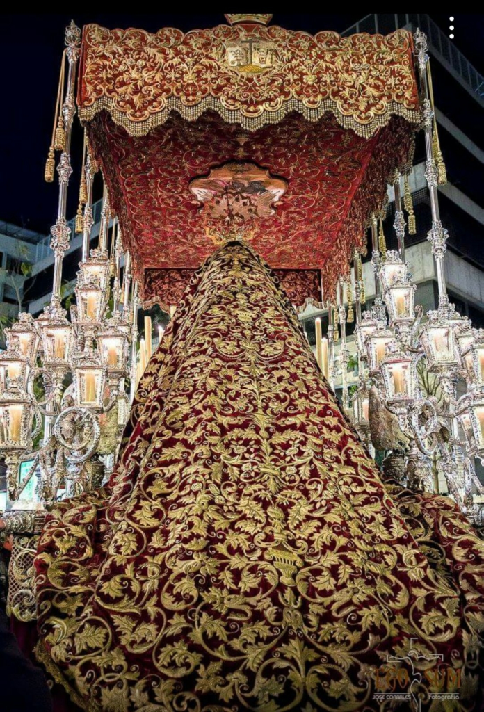 Paso de palio de Madre de Dios de la Palma