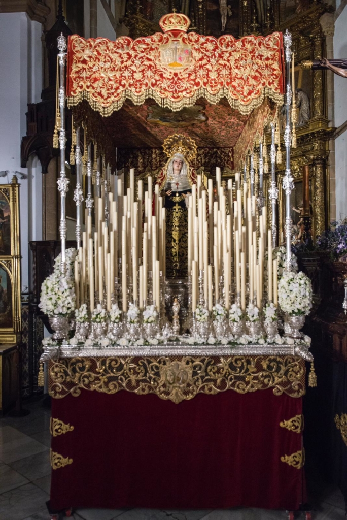 Paso de palio de Madre de Dios de la Palma