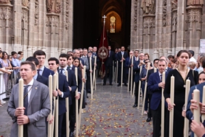 Procesión del Cristo de Burgos en el Corpus.