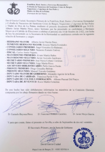 Candidatura de Alberto Javier Martín Pérez.